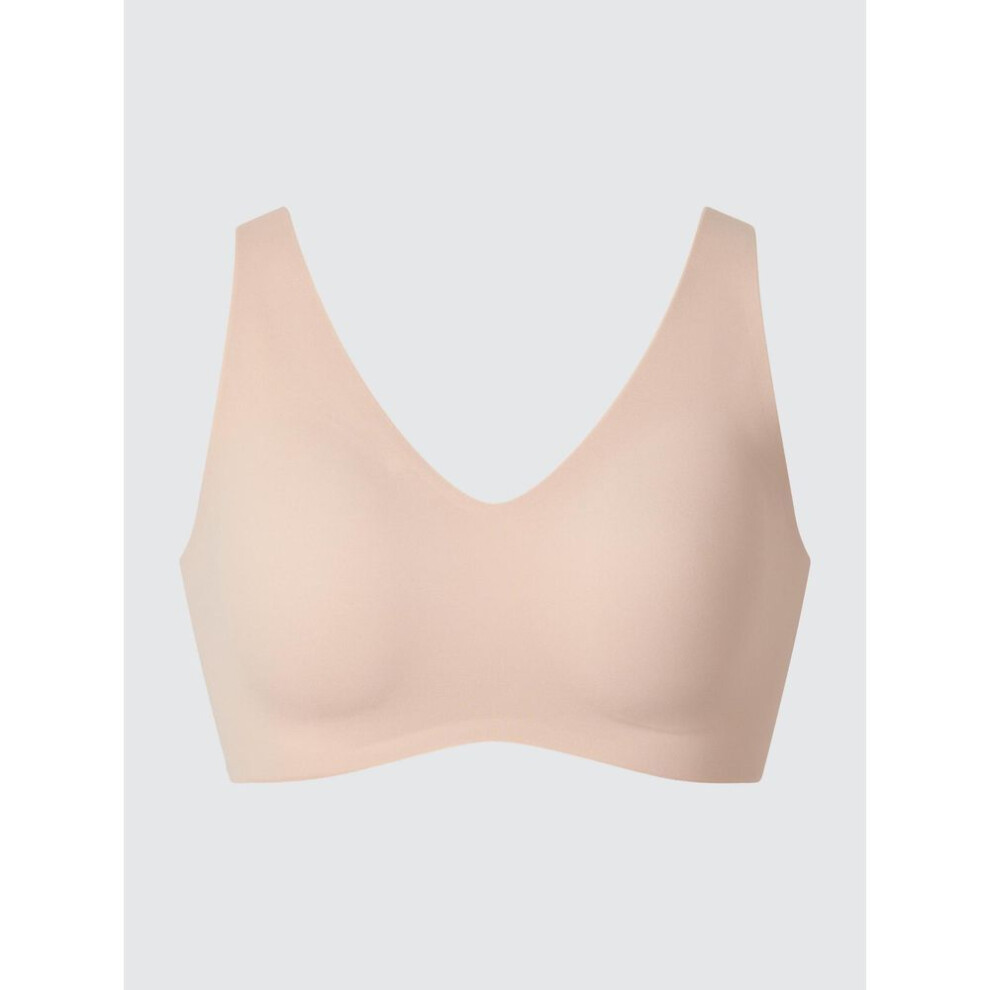 (31 BEIGE/3XL) Uniqlo Japan Wireless Bra  Ultra Relaxing