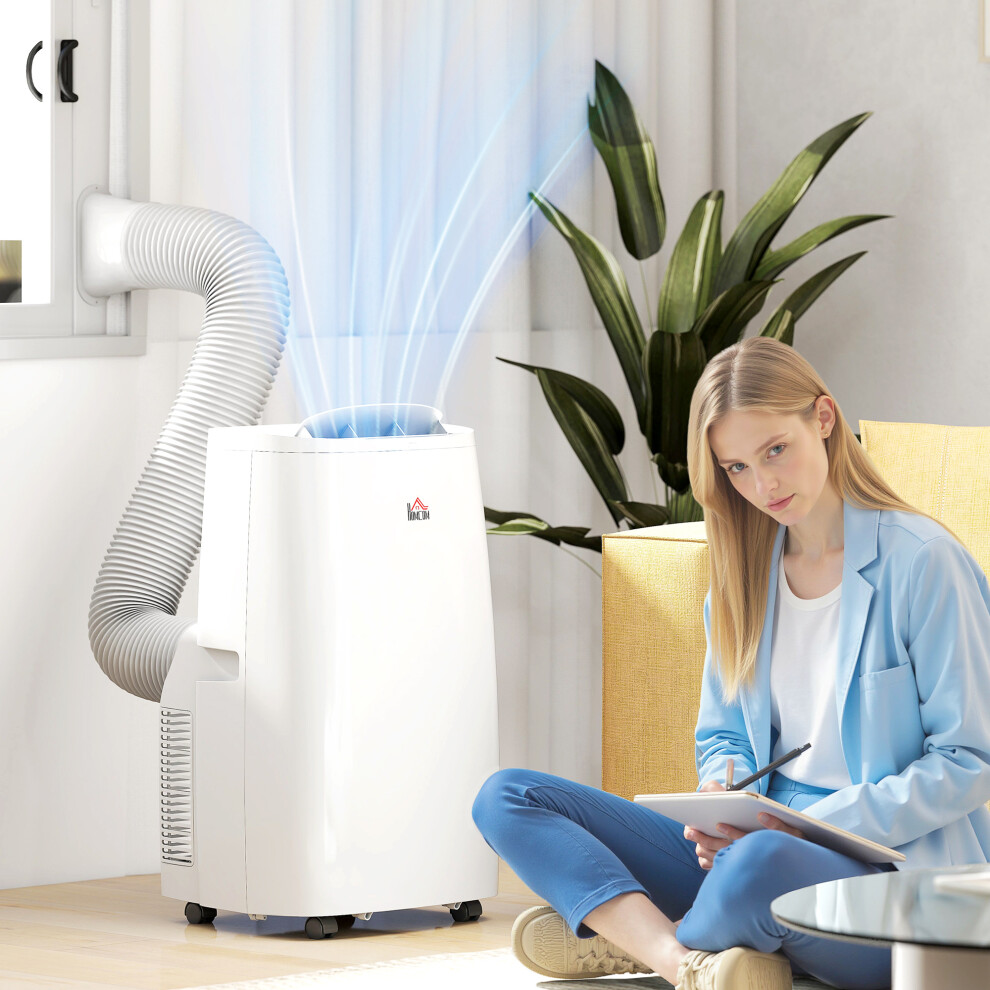 HOMCOM 14000 BTU Portable Air Conditioner with 240m², Dehumidifier, Timer