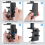 Desk Mount Stand DSLR Camera C Clamp Light Stand 4