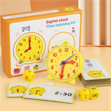 Kids Clock Educational Toys Hour Minute Second Cognition Matching Puzzle Toys