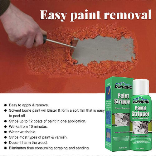 Paint Stripper 100ml for Metal Surfaces - Effective Cleaning Tool for Car Wheels 2