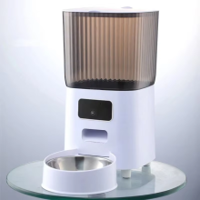 5L Double Bowls Smart Automatic Cat Feeder With Camera Cat Dry Food