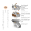 5L Double Bowls Smart Automatic Cat Feeder With Camera Cat Dry Food 8