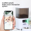 5L Double Bowls Smart Automatic Cat Feeder With Camera Cat Dry Food 9