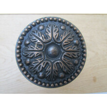 Leaf Curtain Hold back Antique Copper by Ironmongery World
