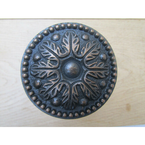 Leaf Curtain Hold back Antique Copper by Ironmongery World