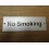 Rectangular Satin Aluminium No Smoking Door Sign by Ironmongery World 1