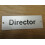 Rectangular Satin Aluminium Director Door Sign by Ironmongery World 1