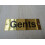 Rectangular Brass Gents Door Sign by Ironmongery World 1