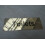 Rectangular Brass Toilets Door Sign by Ironmongery World 1
