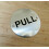 Circle Stainless Steel Pull Door Sign by Ironmongery World 1