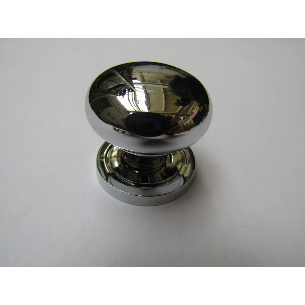 Round Cabinet Knob Polished Chrome 30Mm By Ironmongery World 5057067945206
