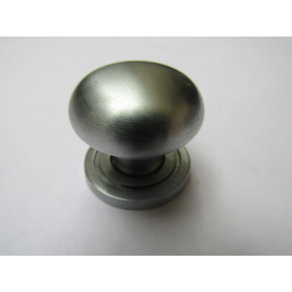 Round Cabinet Knob Satin Chrome 30Mm By Ironmongery World 5057067945220