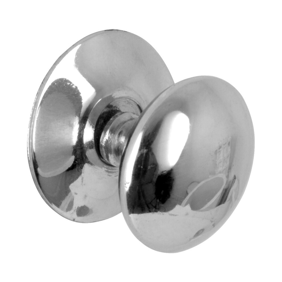Victorian Cabinet Knob Polished Chrome 50Mm By Ironmongery World 5057067951856