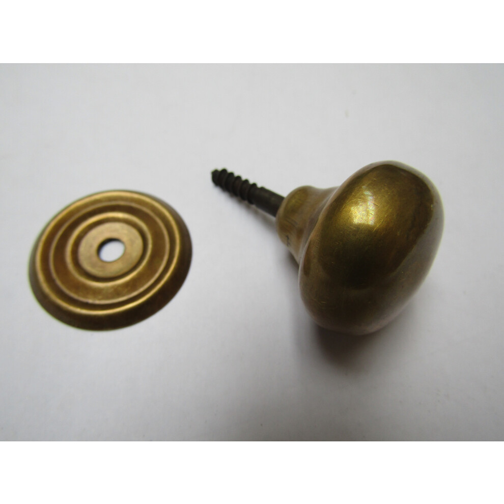 Screw In Cabinet Knob Antique Brass 38Mm By Ironmongery World 5057067530723