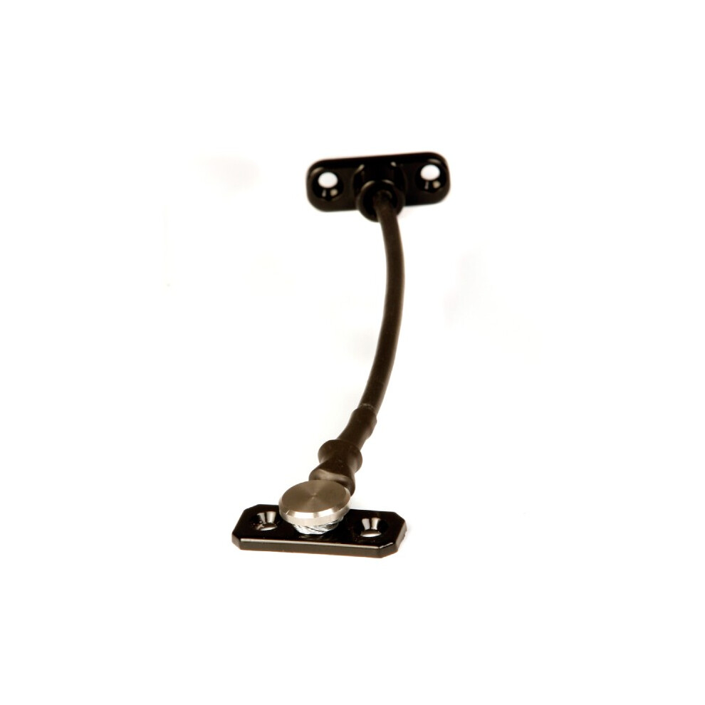 Ironmongery World Jackloc Perma Cable Window Restrictor Brown By