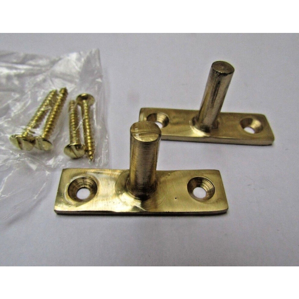 Window Stay Replacement Pins Polished Brass By Ironmongery World 5057067983048