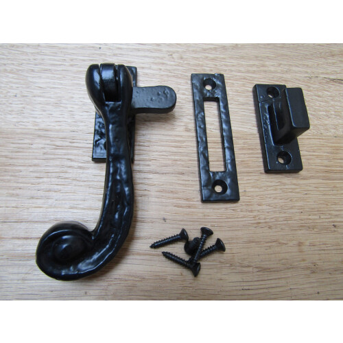 Black Antique Solid head Window Fastener by Ironmongery World