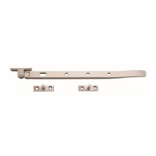 Satin Aluminium Window Casement stay arm 10" by Ironmongery World