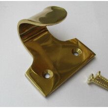 Polished Brass Window fittings Sash Lift Handle by Ironmongery World