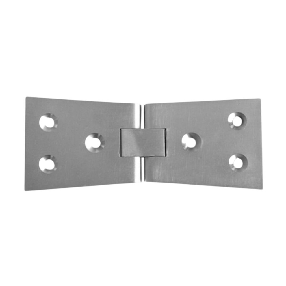 Pair Of Counter Flap Hinges Satin Chrome By Ironmongery World 5057067947033