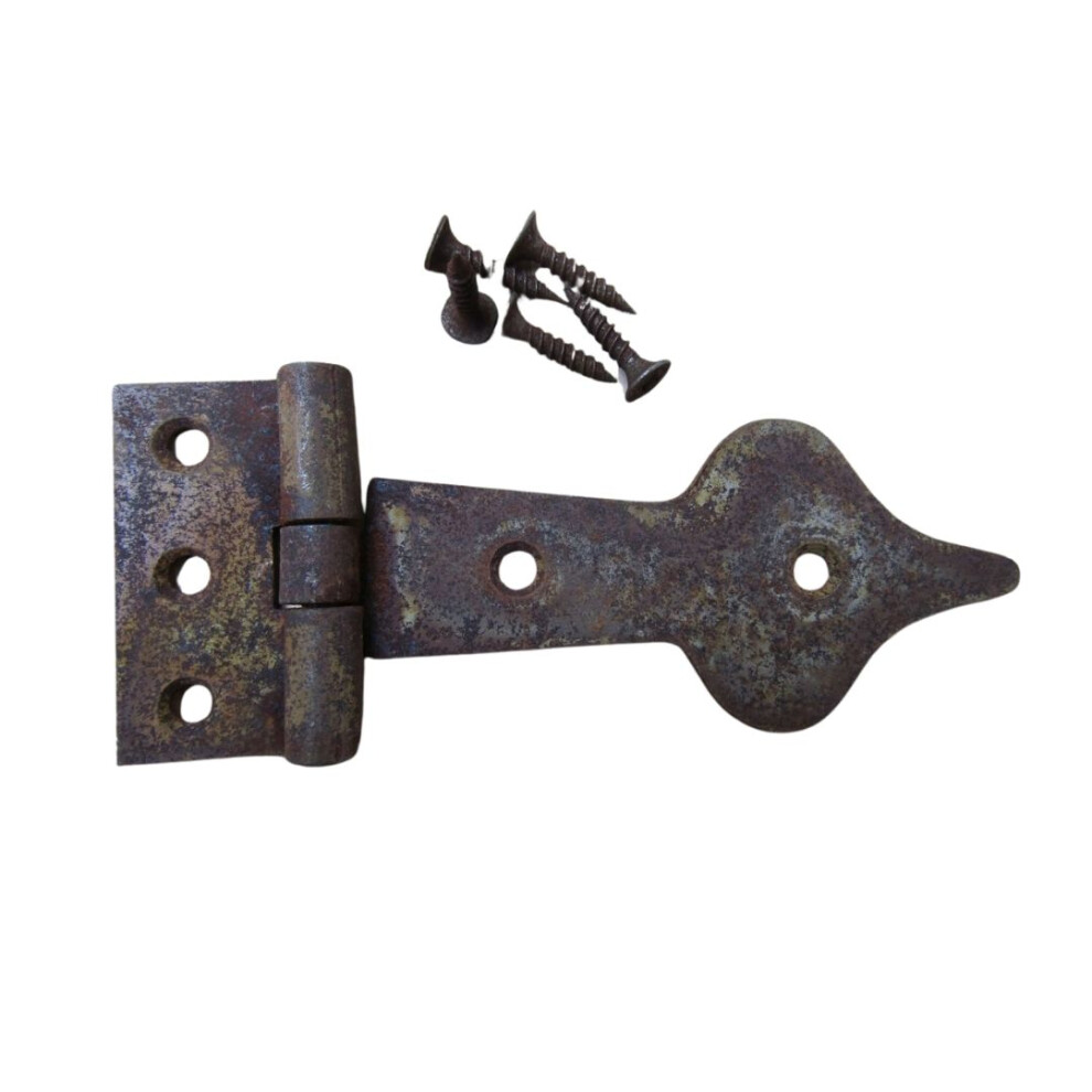 Pair Of Spearhead Steel Cabinet Hinge Rustic By Ironmongery World 5057067107055