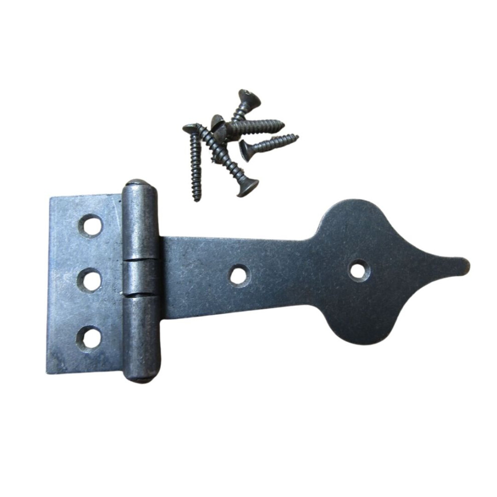 Pair Of Spearhead Steel Cabinet Hinge Antique Iron By Ironmongery World 5057067543228