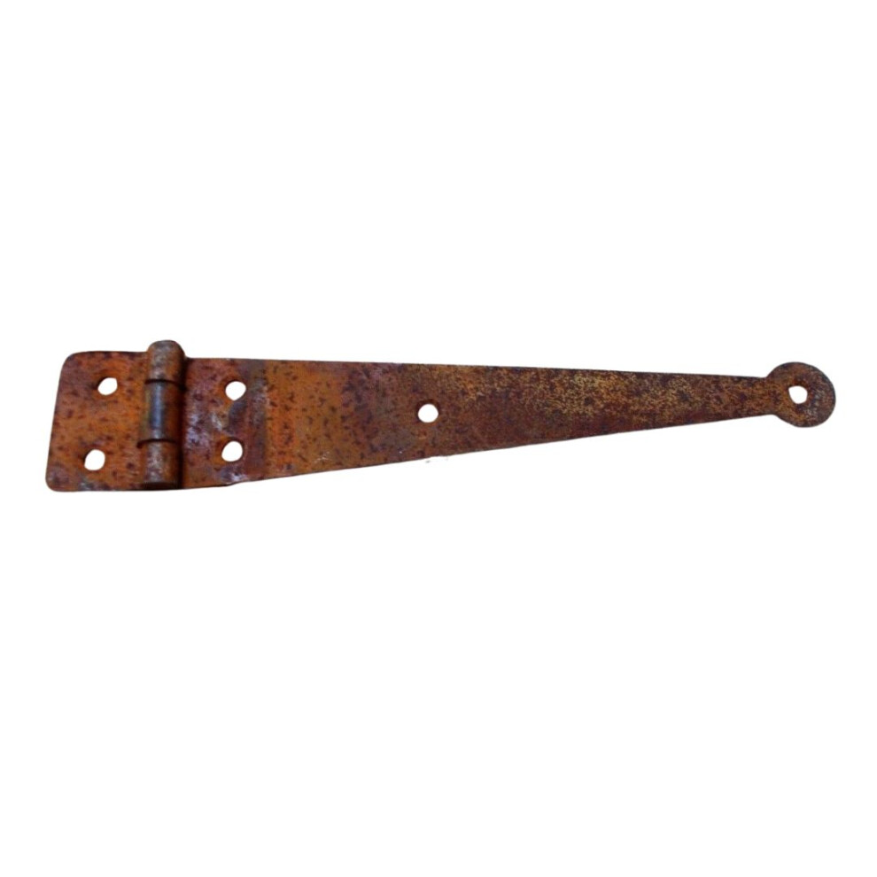 Penny End Strap Hinge Rust By Ironmongery World 5057067905675