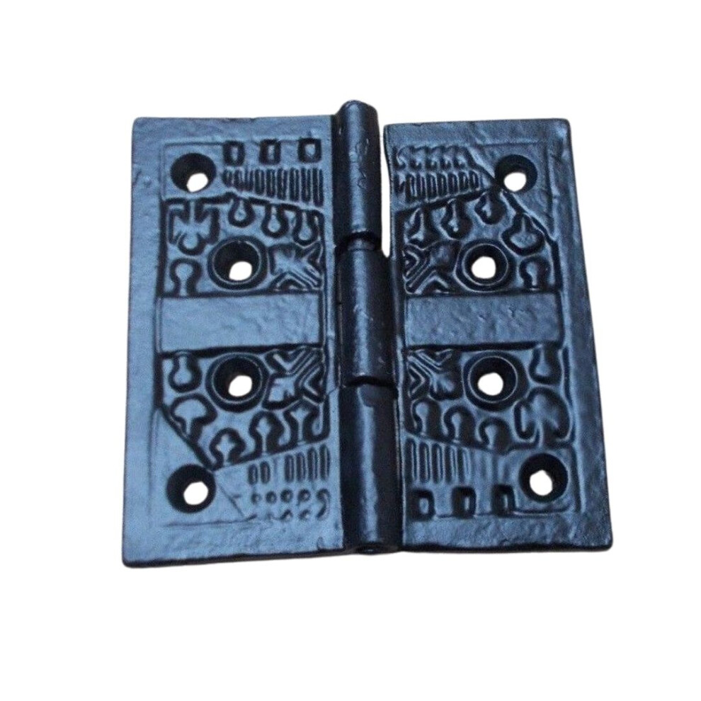 Pair Of Large Decorative Church Butt Hinges By Ironmongery World 5057067514549