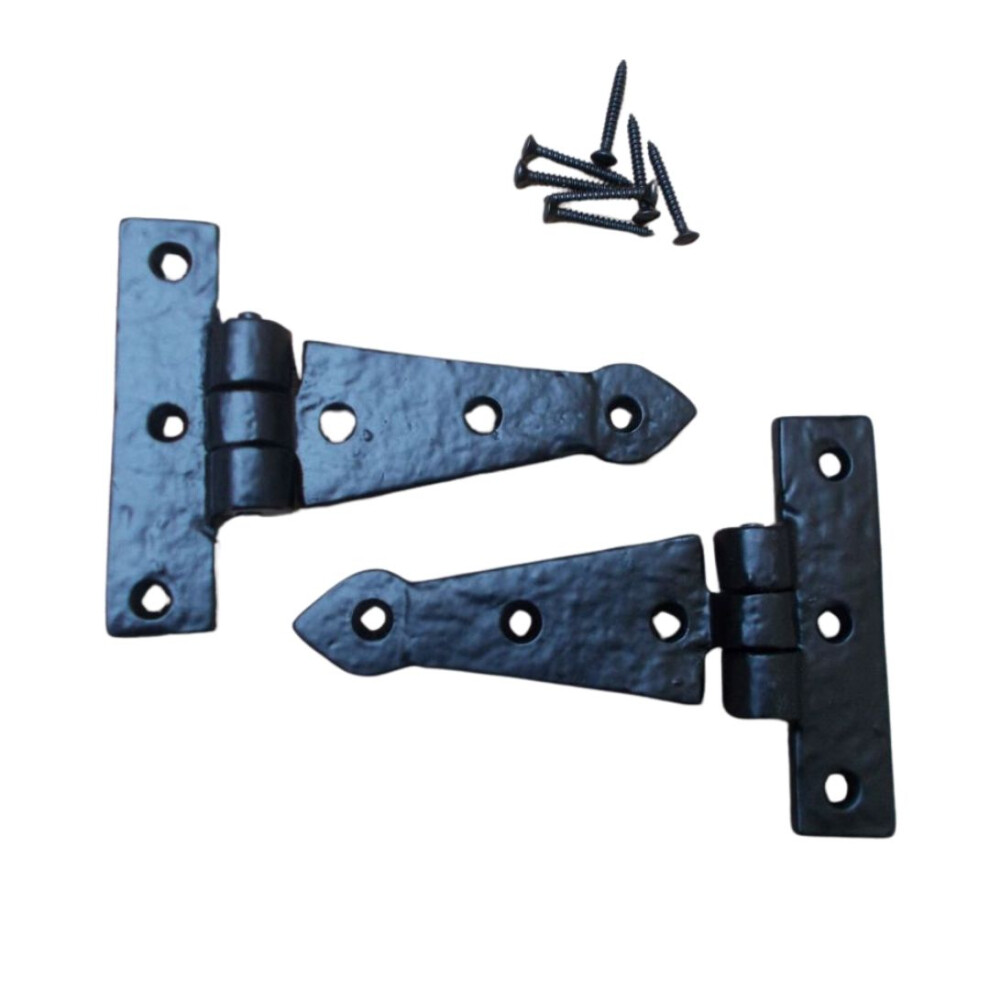 5" Cast Iron Arrow Head Cabinet T Hinge By Ironmongery World 5057067959494