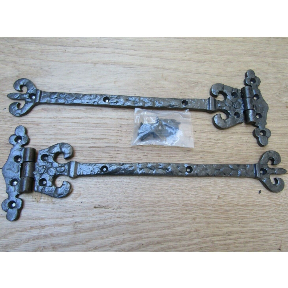 Pair Of Coronet Hinges Antique Iron By Ironmongery World 5057067892630