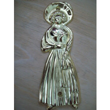 Steel Womens Door Sign Brass by Ironmongery World