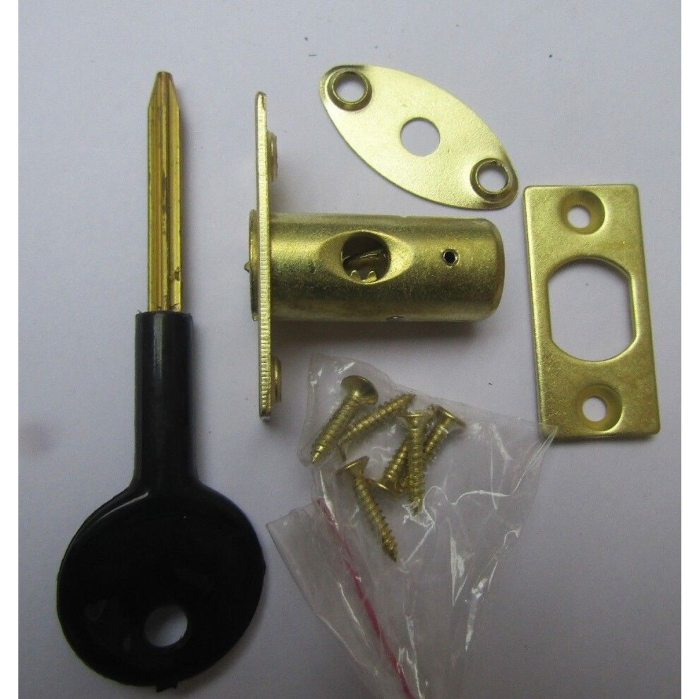 Polished Brass Window Rackbolt + Key By Ironmongery World 5057067958275