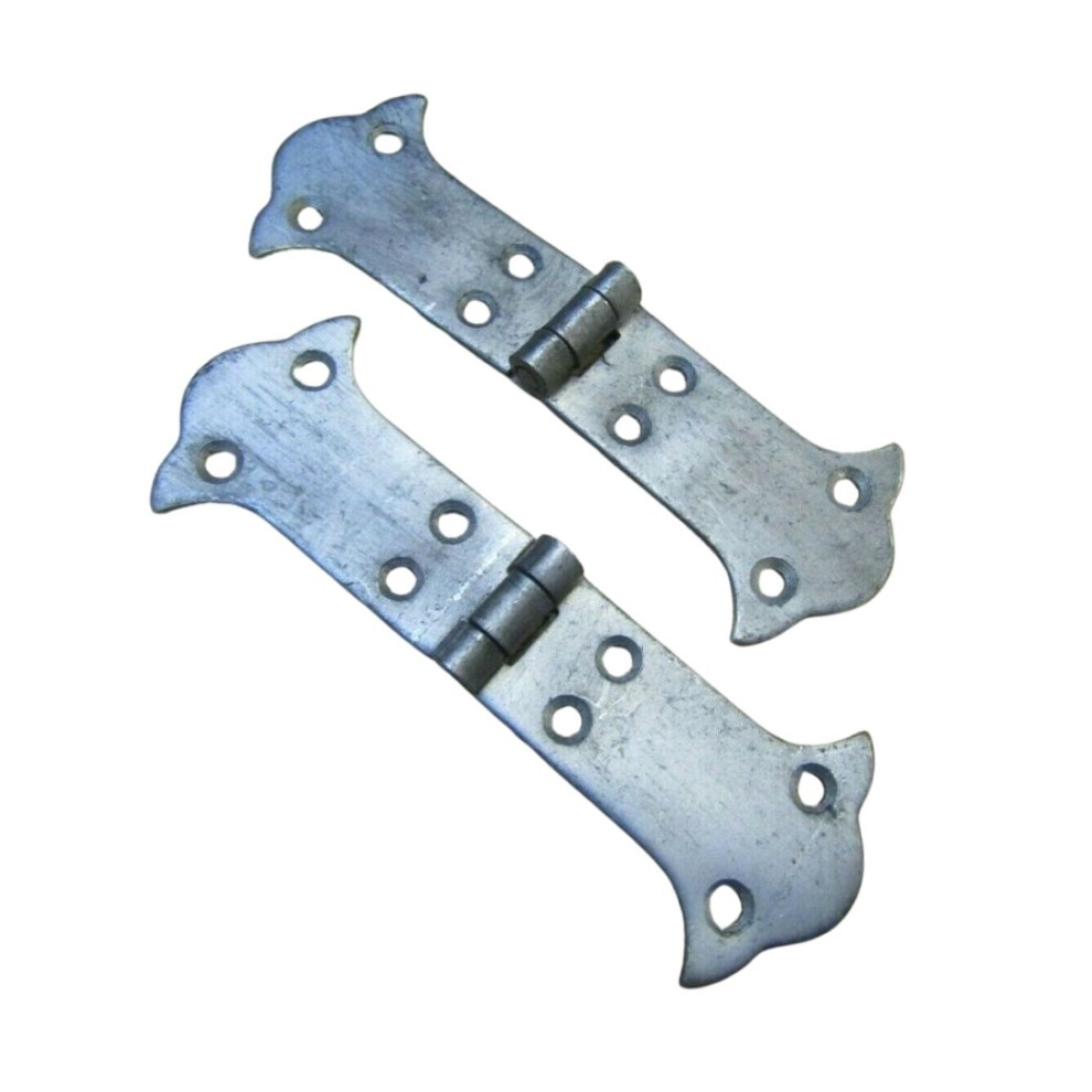 Pair Of Butterfly Strap Hinge Antique Iron By Ironmongery World 5057067912697