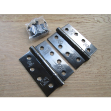 Pair of CE7 Fire Rated Butt Hinges Florentine Bronze by Ironmongery World