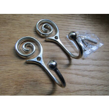 Spiral Swirl Curtain Tie Backs by Ironmongery World