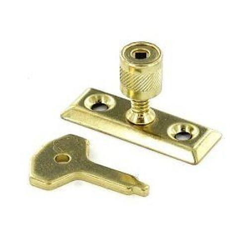 Window Casement Stay Lock Brass by Ironmongery World