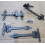 Set of 9" Leaf hinge + 9" Thumb latch Antique Iron by Ironmongery World 1