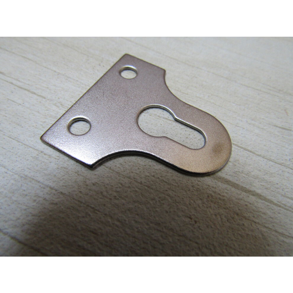 Pack Of 10 Picture Mirror Plates Silver 38Mm Slotted By Ironmongery World 5057067994679