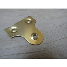 Pack of 10 Picture Mirror Plates Brass 50mm roundhead by Ironmongery World