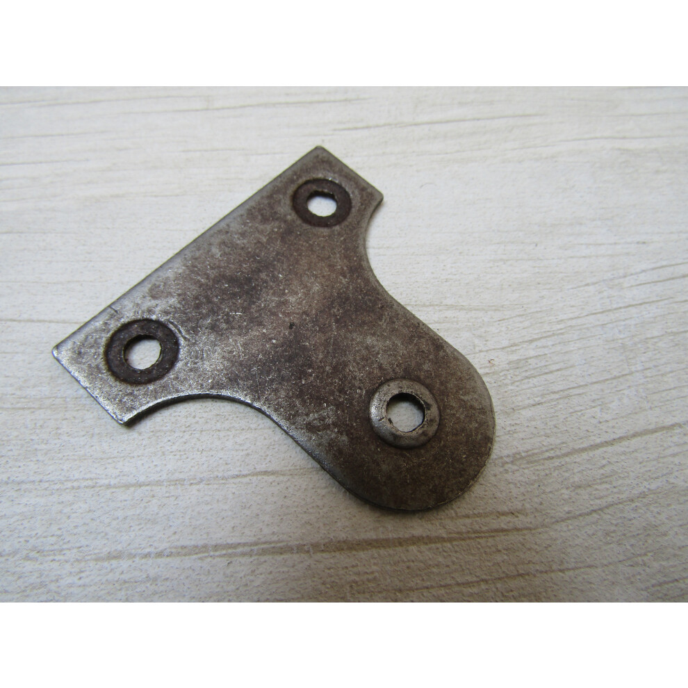 Pack Of 10 Picture Mirror Plates Antiqueiron 50Mm Roundhead By Ironmongery World 5057067994600