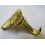 Solid Brass Ornate Picture Hook polished brass by Ironmongery World 1