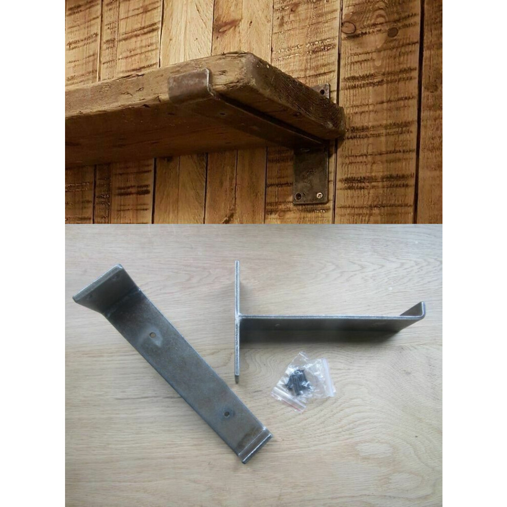 Linton T Shaped Lipped Shelf Bracket 9" - Pair 5060412320016