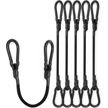 8 Pcs 12 Inch Heavy Duty Carabiner Bungee Cord Outdoor