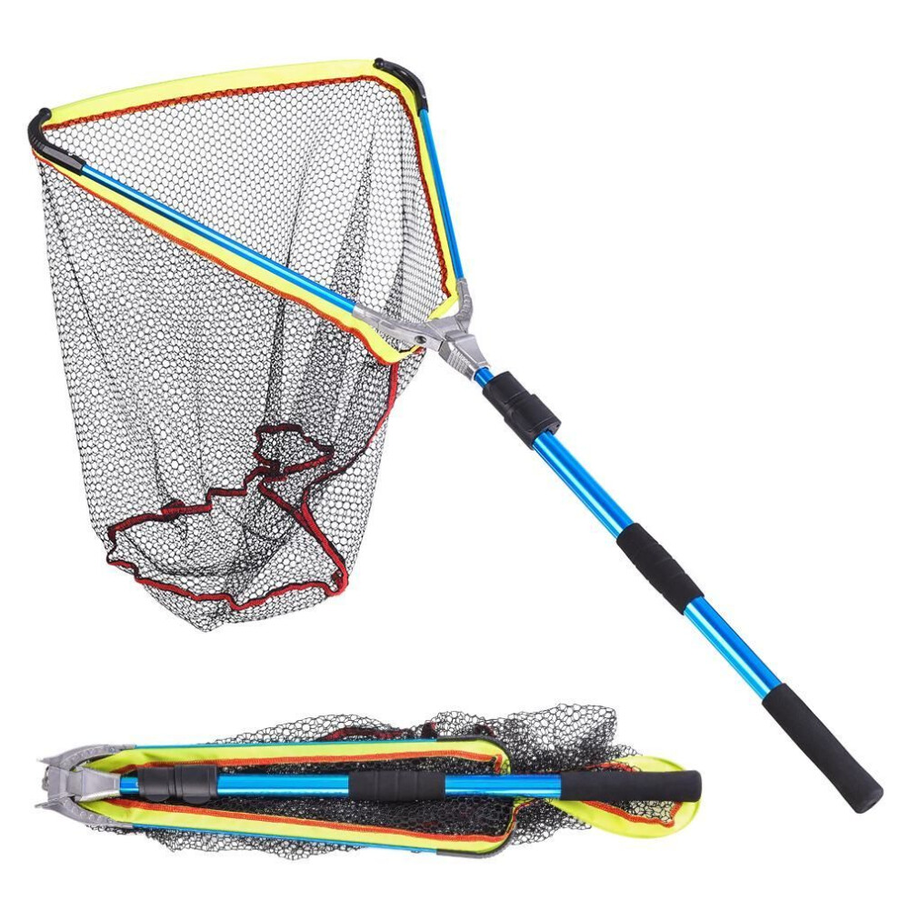 200cm / 79 Inch Telescopic Aluminum Fishing Landing Net Fish Net With Extending Telescoping Pole