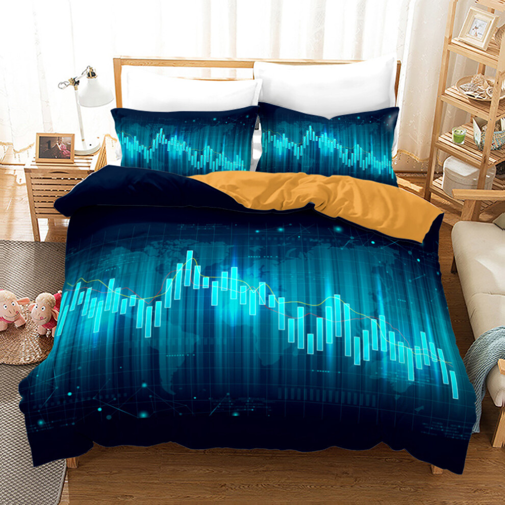 (Stock 1012, 220*260cm) New home textile series duvet cover European and American digital printing three-piece 3D bedding set-image-OPC-PGNR756-NEW