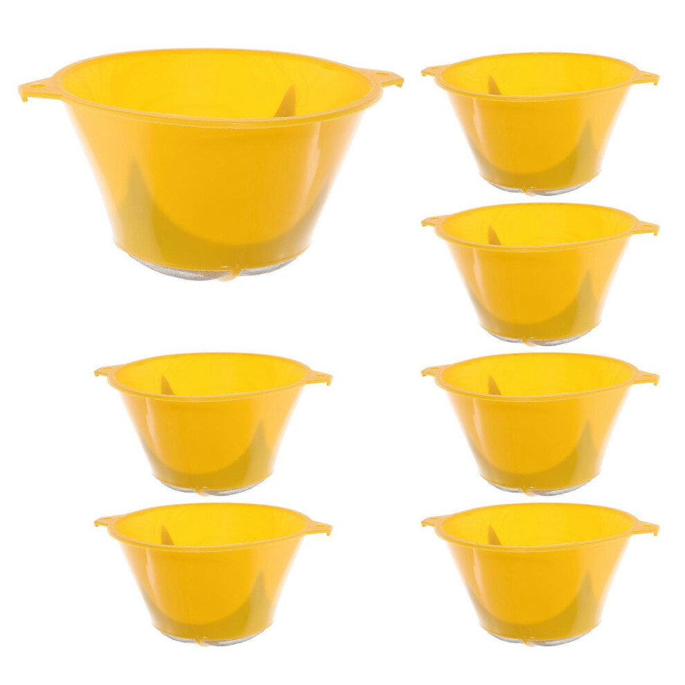 (As show, One size) 10 Pcs Strainer Fine Mesh Bucket Paint Strainer Reusable Paint Strainer Paint Strainer Stand Plastic Paint Filters Nylon Mesh-image-OPC-PGNR7BK-NEW