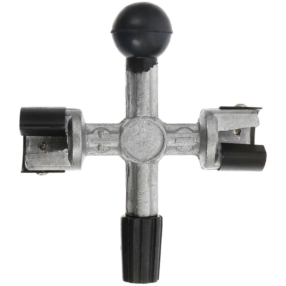 (As Show, One Size) 4-Way Battery Post And Terminal Cleaner Clamp Reamer And Terminal Scrapers Tool 4069016297480