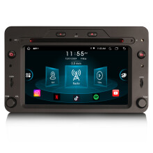 8-Core Android 14 Car Stereo for Alfa Romeo Spider 159 Sportwagon Brera DAB+ GPS Radio CarPlay 64GB WiFi Bluetooth OBD2