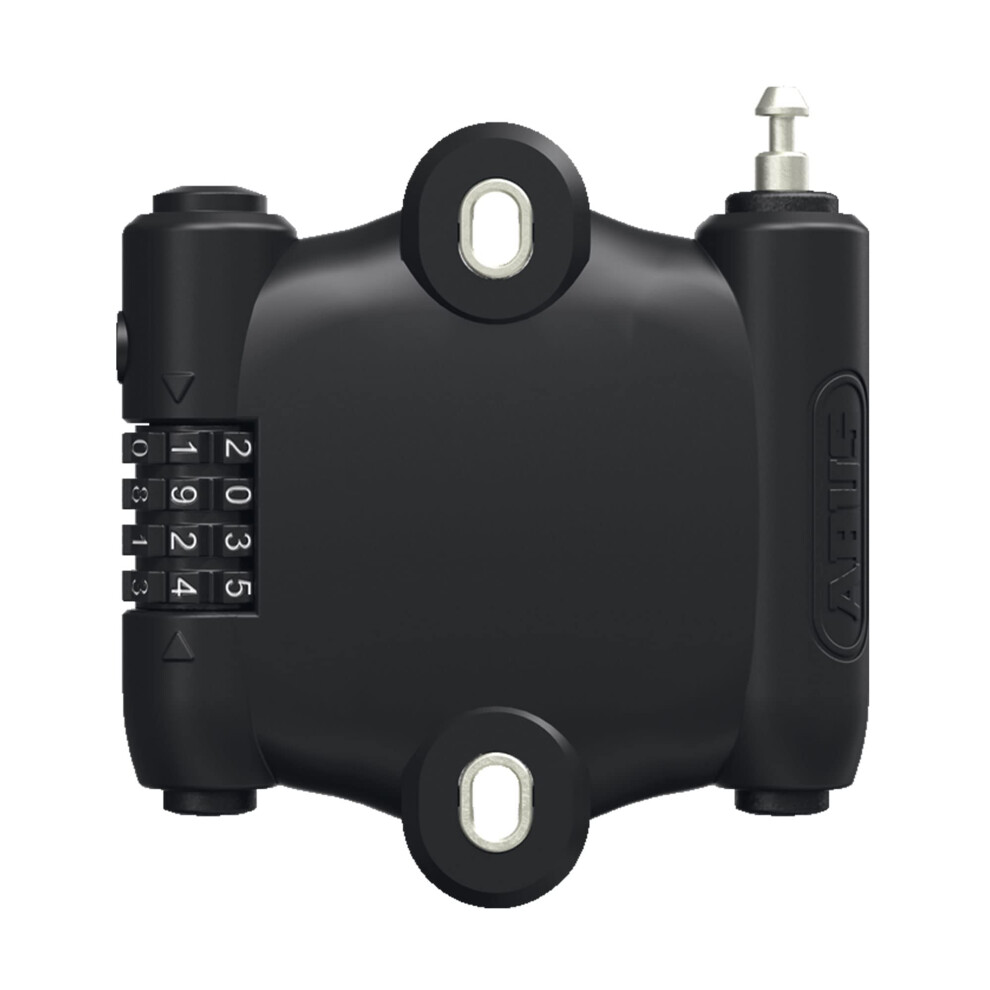 ABUS extendable cable lock - SportFlex 2504 - bicycle lock for mounting under the bottle cage - combination lock - lightweight, flexible, space-saving